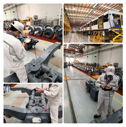 Inspection of theinterior of CRRC track brackets