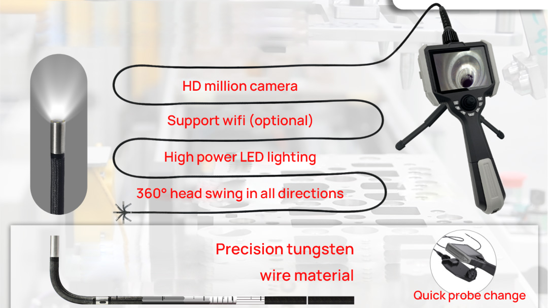 Longdistance detection solution丨VSNDT endoscope customized 130 meter